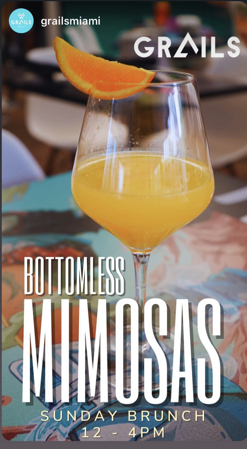 Bottomless Grails Mimosas