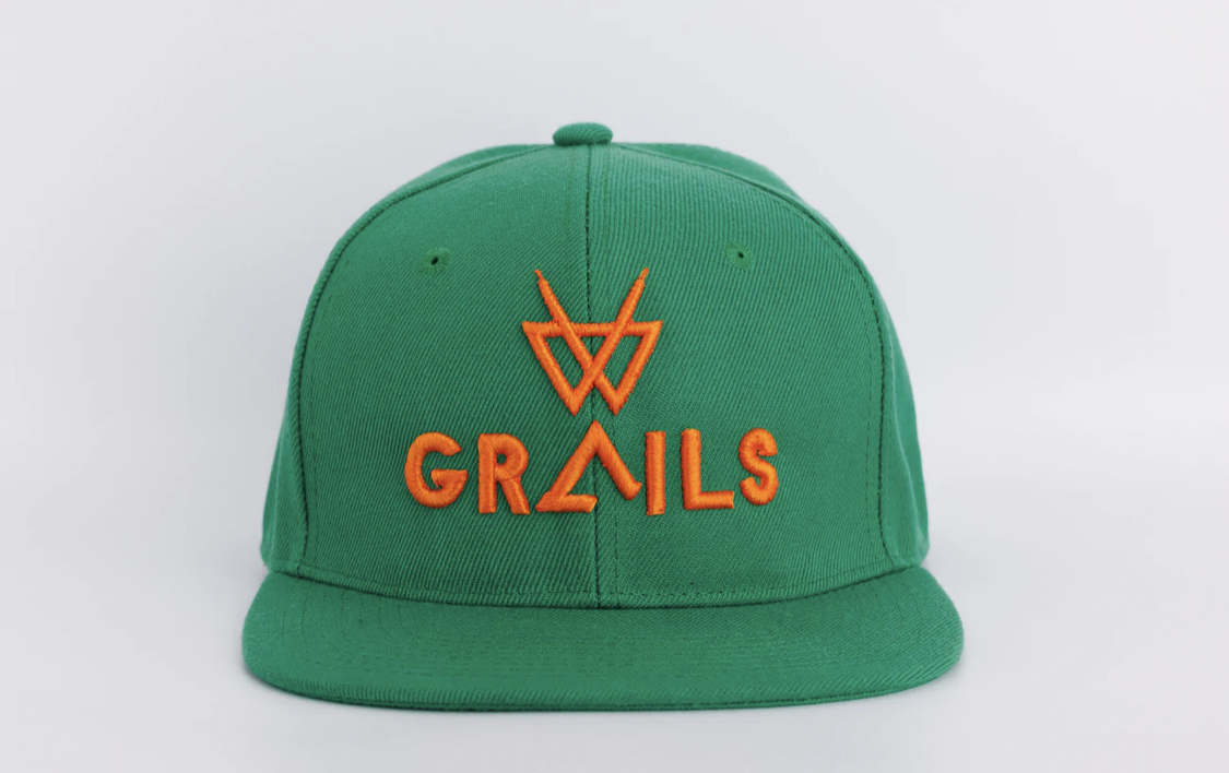 Grails Snapback – Green & Orange