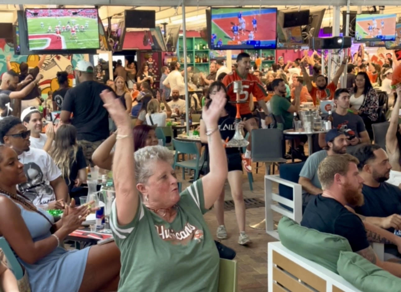 Watch the Miami Hurricanes vs. Notre Dame Season Opener at Grails Wynwood