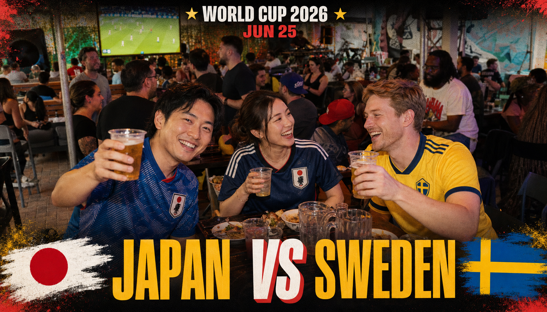 FIFA World Cup: Japan vs Sweden Watch Party - #1 Rated Wynwood Bar