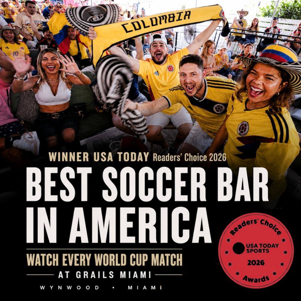 Grails Miami Is USA Today Best Soccer Bar Winner 2026