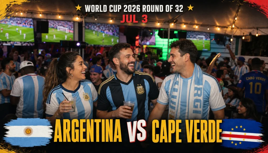 FIFA World Cup: Argentina vs Cape Verde