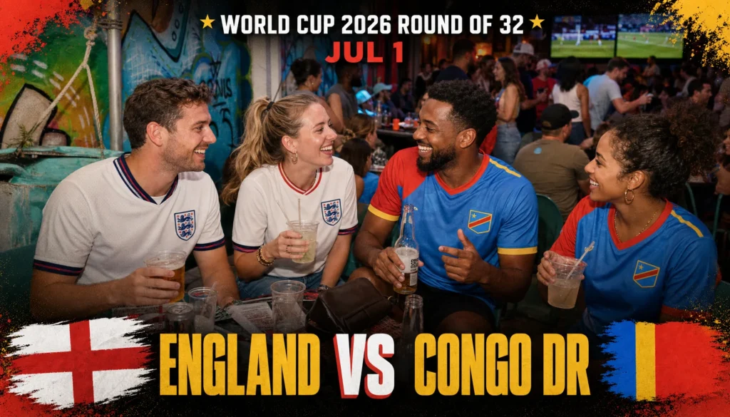FIFA World Cup: England vs Congo DR