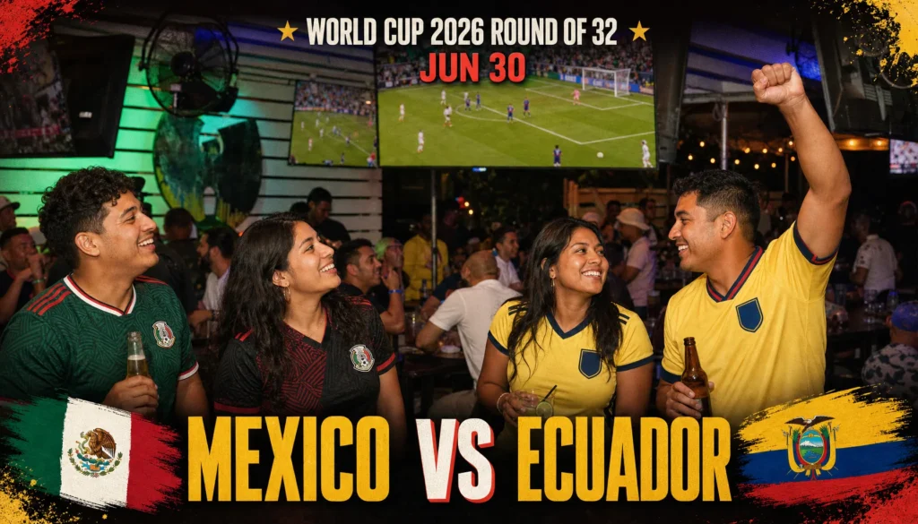 FIFA World Cup: Mexico vs Ecuador