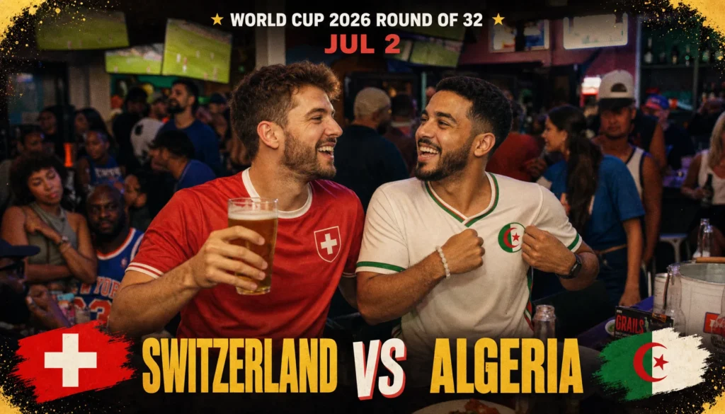 FIFA World Cup: Switzerland vs Algeria