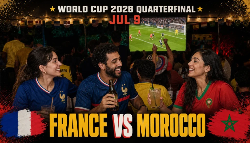 FIFA World Cup: France vs Morocco