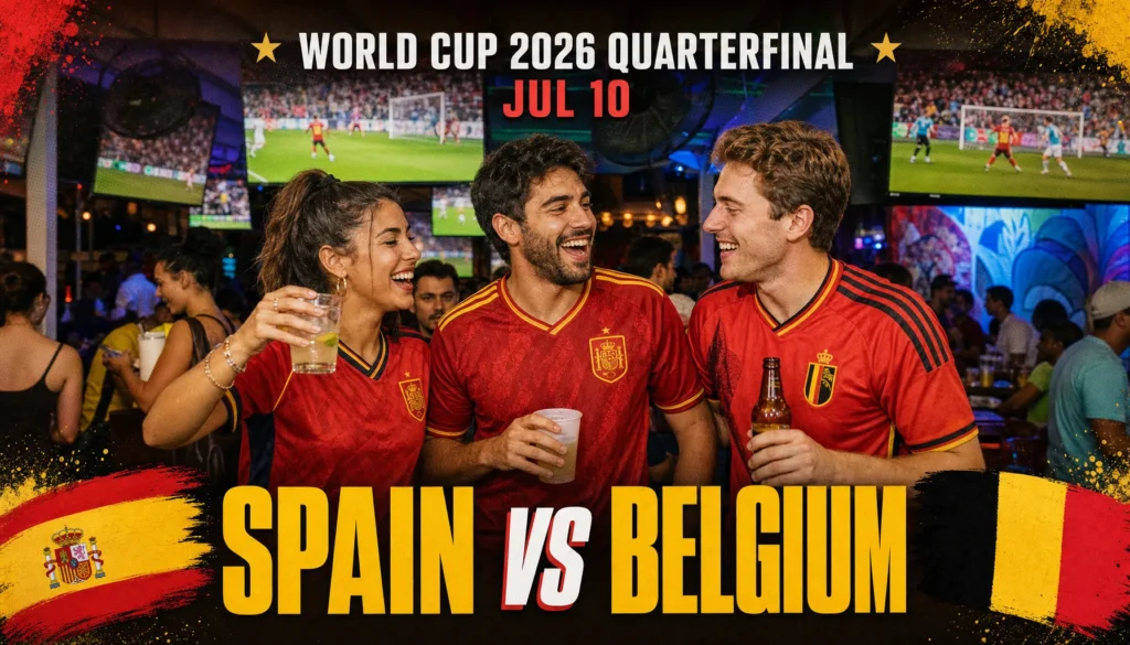 FIFA World Cup: Spain vs Belgium