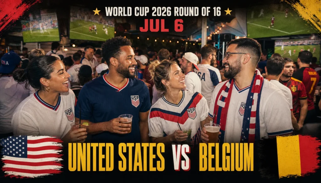 FIFA World Cup: United States vs Belgium